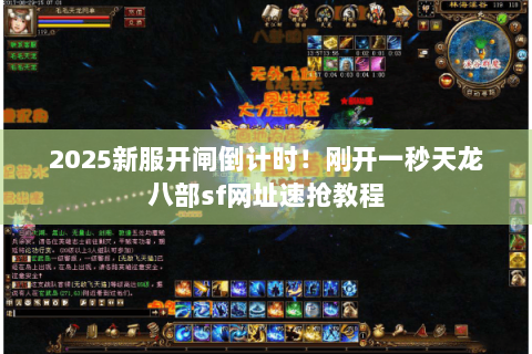 2025新服开闸倒计时！刚开一秒天龙八部sf网址速抢教程